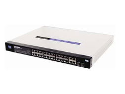 Cisco Linksys SRW224G4P 网络交换机 惊艳外观与高清图赏